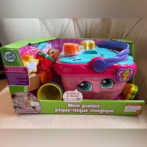 🧸 LeapFrog “Mon panier pique-nique magique” Interactive Toy - 6+ months - NEW